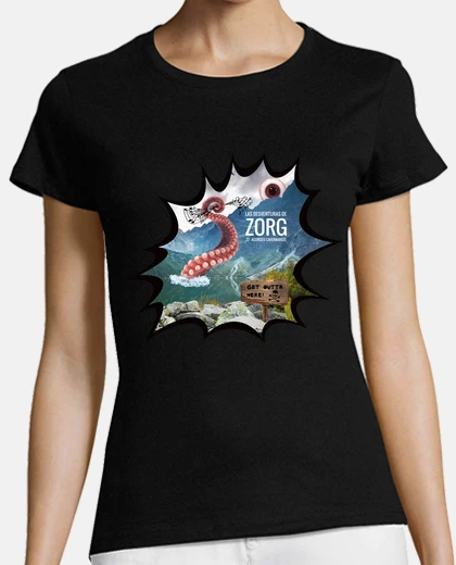 Tee-shirt z2 couverture noir cadre manches courtes femme