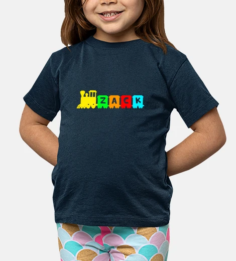 Abbigliamento zack - Trenino con nome regalo per bamb