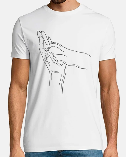 T-shirt zampa e mano
