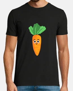 zanahoria vegetariana con ojos, permacultura.