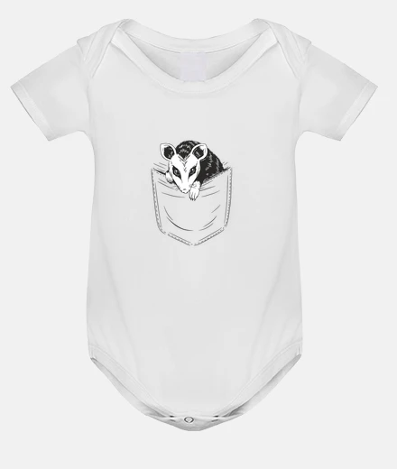 Ropa zarigüeya, caca, dieta, bolsillo de zarigüeya, lindo en el bolsillo,