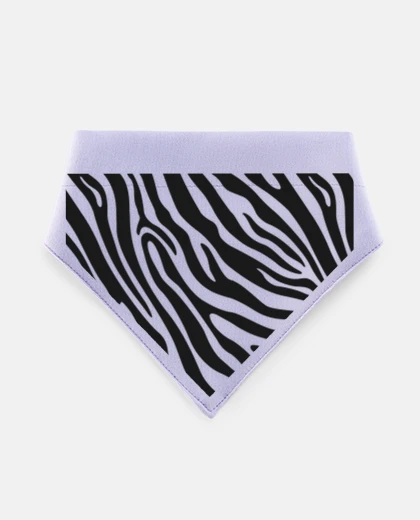 Mascotas zebra fabrics skin black and white