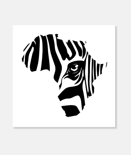 Tableau zèbre d39afrique