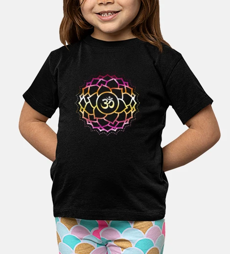 Vêtements zen fleur chakra symbole om bouddhisme