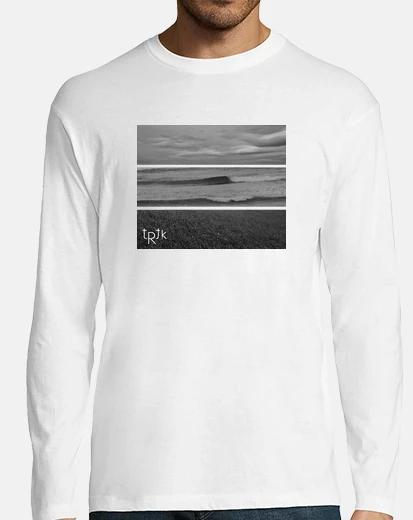 Camiseta Zerua, itsasoa, belardia