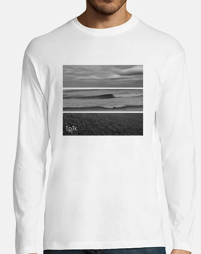 Camiseta Zerua, itsasoa, belardia
