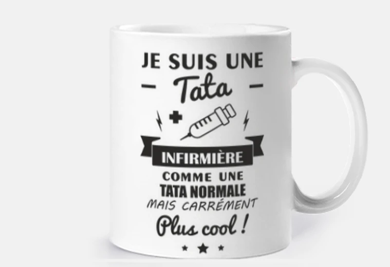 Tazza zia infermiera umorismo originale regal