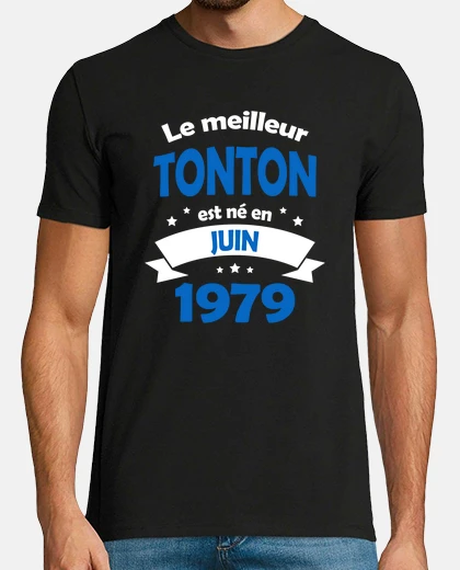 T-shirt zio da giugno 1979 regalo umoristico