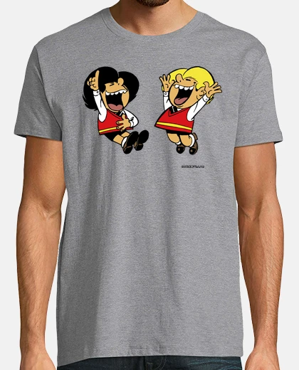 T-shirt zipi and zape celebrating man
