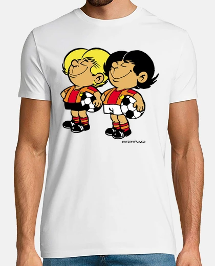 Tee-shirt zipi et zape futbol pose