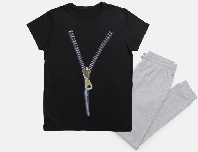 Pyjama zipper, original boho fashion night sleep