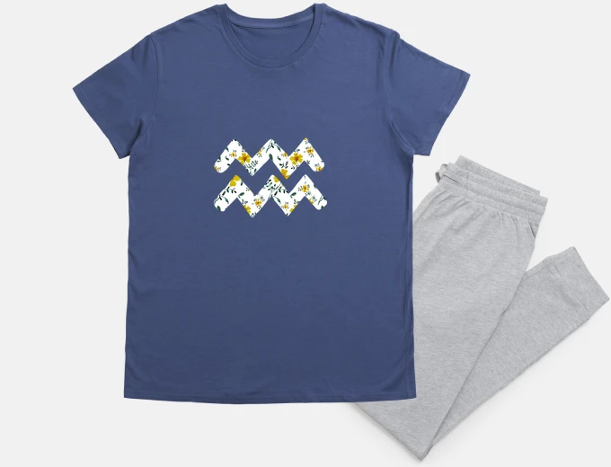 Pyjama zodiac sign aquarius