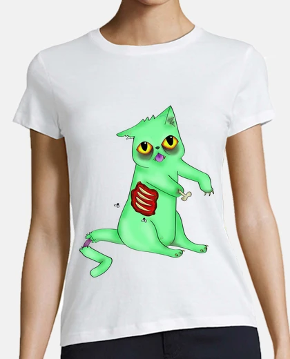 Tee-shirt zombie cat