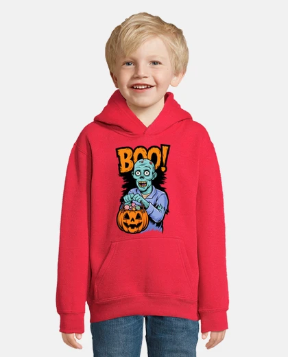 Kids zombie halloween boo