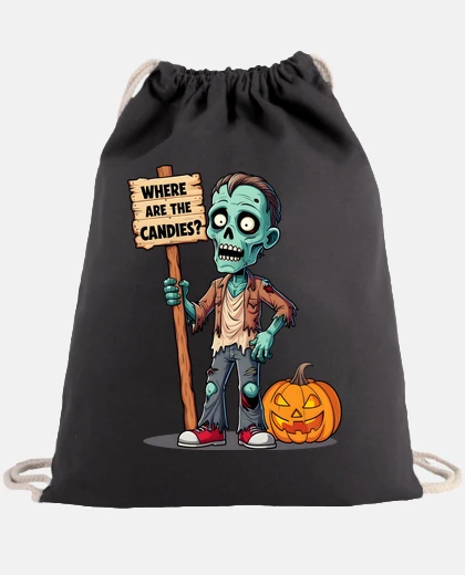 Bag zombie halloween humor