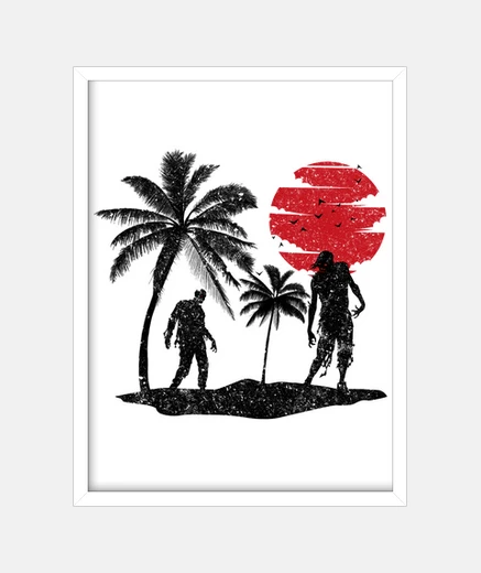 Framed zombie island