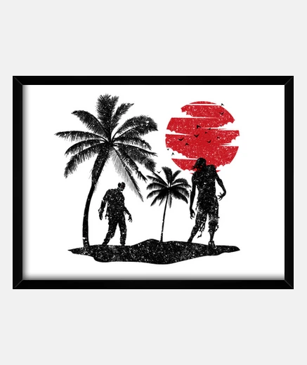 Framed zombie island