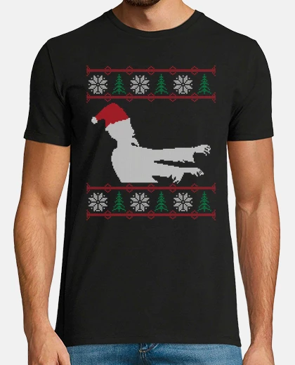 T-shirt Zombie Santa Ugly Christmas Sweater