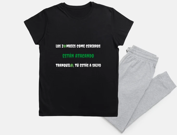 Pijama Zombies cerebro