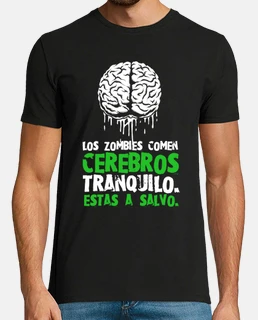 zombies eat brains, you're safe