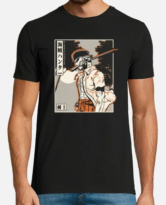T shirt zoro il pirata del cacciatore di tagli. tostadora