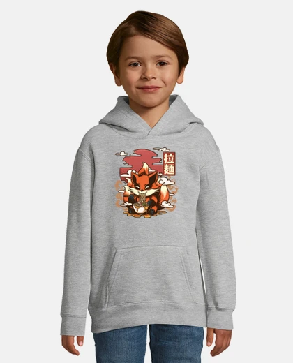 Ropa Zorro demonio comiendo ramen