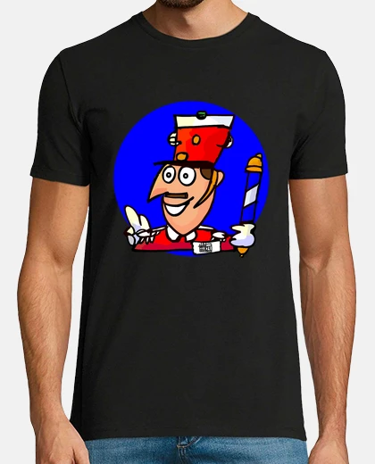 T-shirt zuzendari gorria