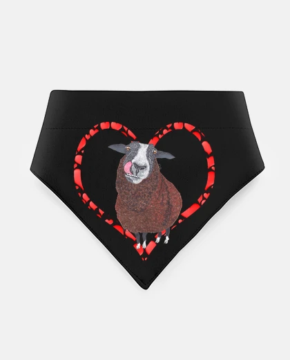Mascotas zwartbles sheep heart