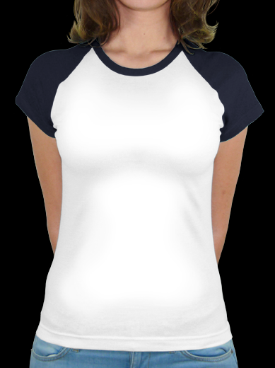 Tee shirt femme, style baseball