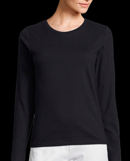 Tee shirt femme, manche longue