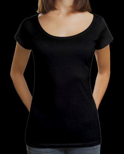 T-shirt femme col ample & Loose fit